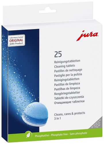 Original Jura Reinigungstabletten 3 Phasen Tabletten 25 Stück / Artikel 25045